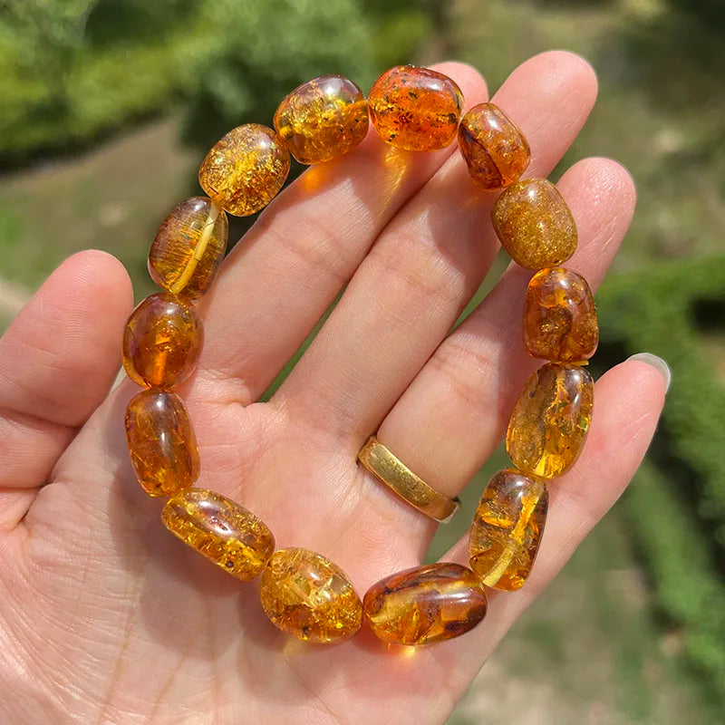 Amber Bracelets Natural Beads Baltic Energy Gemstone Healing Jewelry-Dollar Bargains Online Shopping Australia