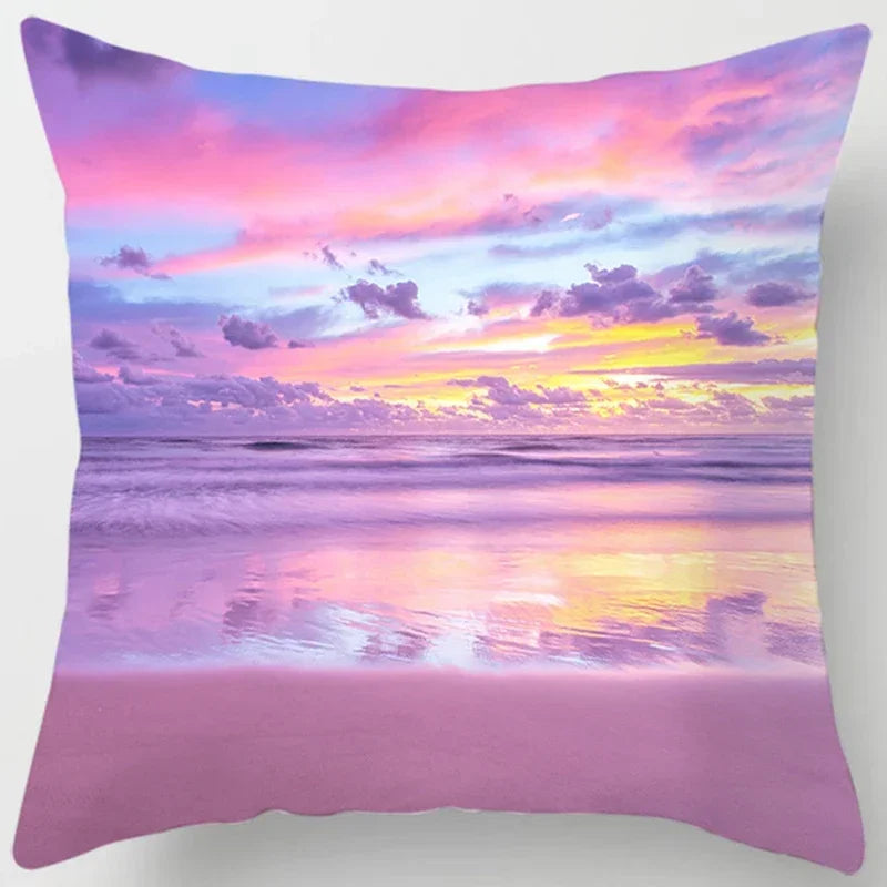 Pink cute love printing square pillowcase, home decoration, car sofa cushion cover-Dollar Bargains Online Shopping Australia