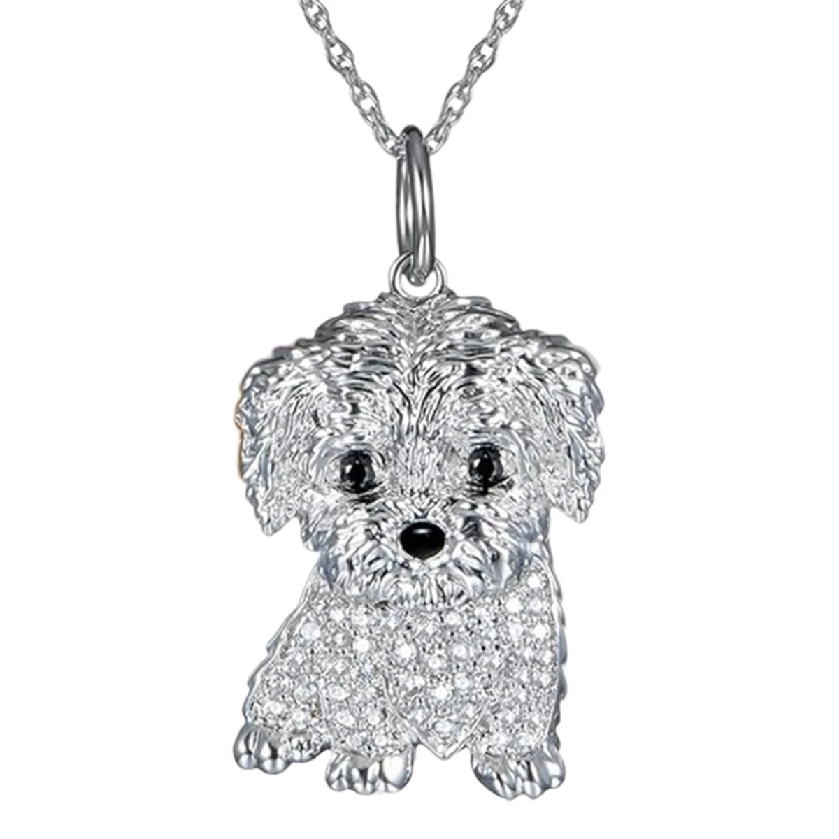 Schnauzer Dog Pendant Necklace Women Pet Puppy Jewelry Animal Accessories Dog Lovers-Dollar Bargains Online Shopping Australia