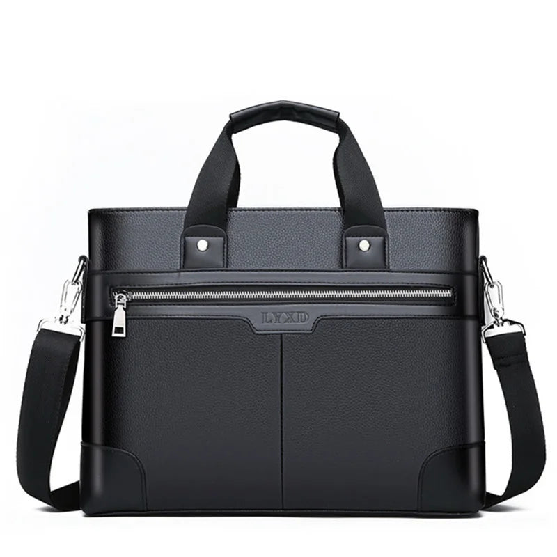 Men's Business Briefcases PU Leather Shoulder Messenger Bags Travel Handbag Totes For Macbook-Dollar Bargains Online Shopping Australia