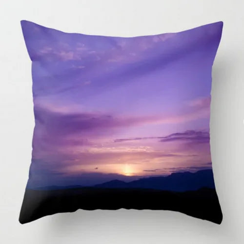 Nordic sofa cushion cover plush pillow cover purple pattern cushion cover living room office nap pillow cover-Dollar Bargains Online Shopping Australia