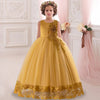 Kids Dress Flower Long Beading Elegant Teenagers Prom Gowns Dresses Girl Party Kid Evening Bridesmaid Princess-Dollar Bargains Online Shopping Australia