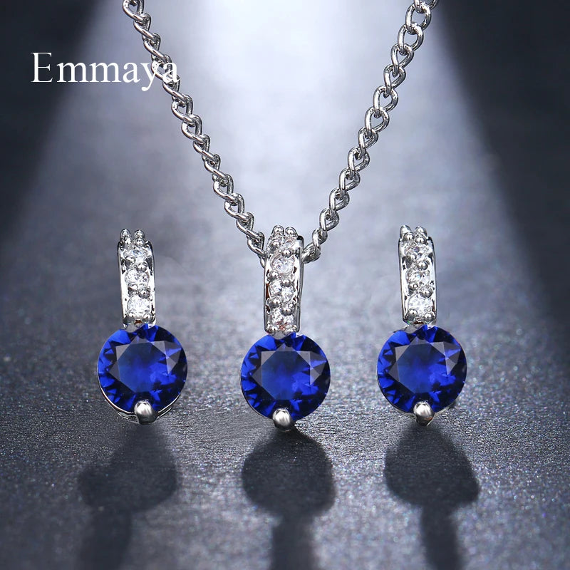 Luxury Pearl Bridal Jewelry Sets for Women Fashion Cubic Zirconia Earrings Necklace Wedding Accessories-Dollar Bargains Online Shopping Australia