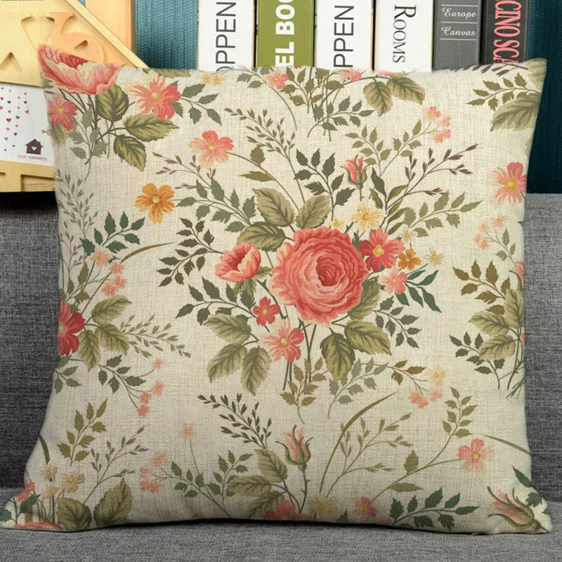 Nordic plant print cushion home decorative pillow 45x45cm pillowcase Modern sofa Decor tropical leaves seat back-Dollar Bargains Online Shopping Australia