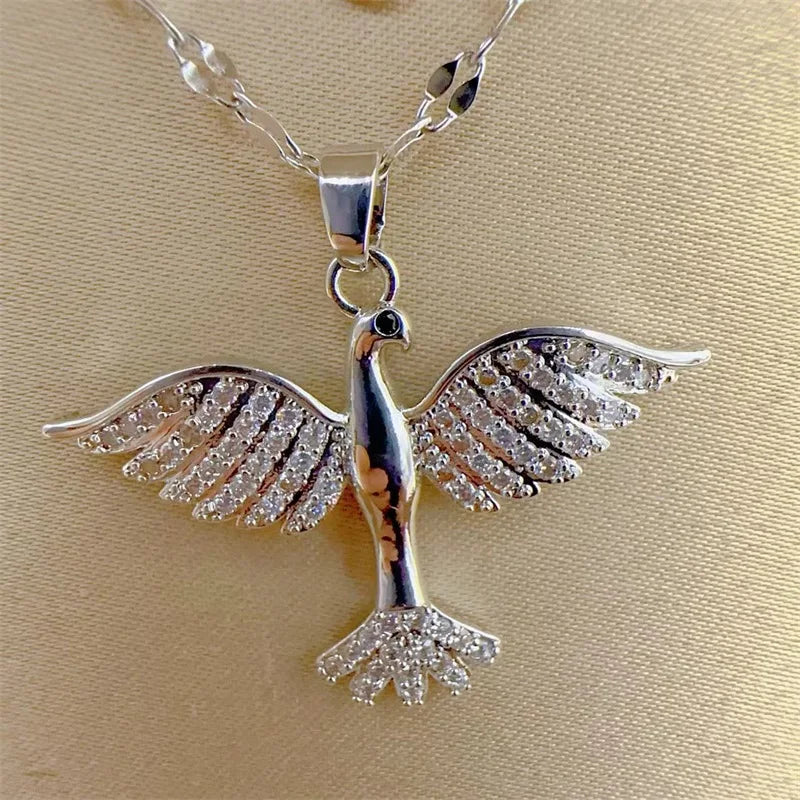 Phoenix Wing Animal Necklace Fashion Cute Bird Wedding Personality Versatile Clavicle Chain Birthday Gift-Dollar Bargains Online Shopping Australia