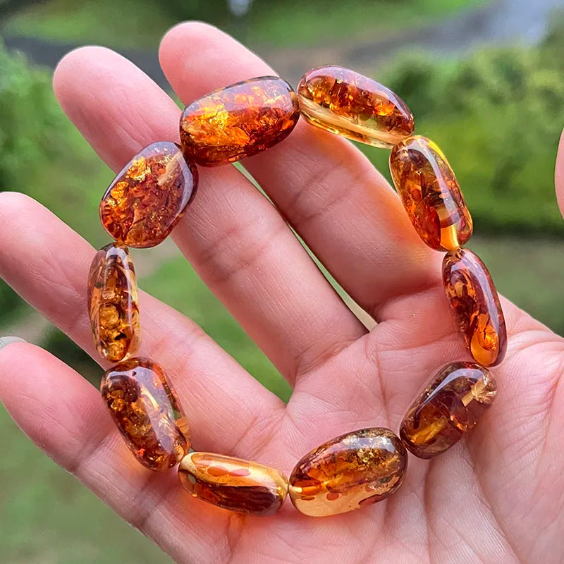 Amber Bracelets Natural Beads Baltic Energy Gemstone Healing Jewelry-Dollar Bargains Online Shopping Australia