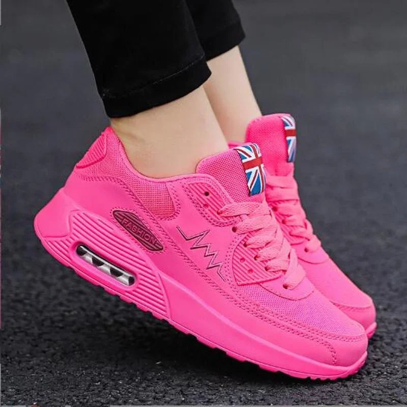 Air Platform Sneakers Women's Lace Up Wedge Women Casual Sport Shoes for Women Comfort Travel-Dollar Bargains Online Shopping Australia