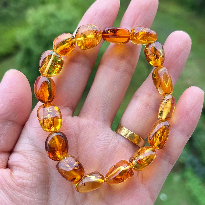 Amber Bracelets Natural Beads Baltic Energy Gemstone Healing Jewelry-Dollar Bargains Online Shopping Australia