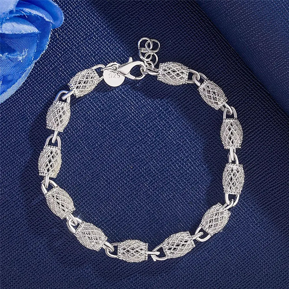 Sterling Silver Beads Charm Bracelets For Women Luxury Hollow Adjustable Lucky Ball Bracelet Wedding Party Fine Jewelry Gift-Dollar Bargains Online Shopping Australia