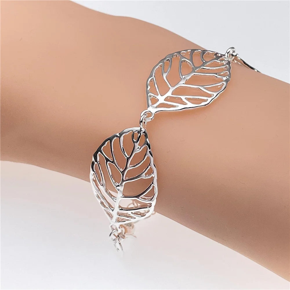 Silver Bracelet Elegant Chain High Quality Jewelry For Men Women Christmas Gifts-Dollar Bargains Online Shopping Australia