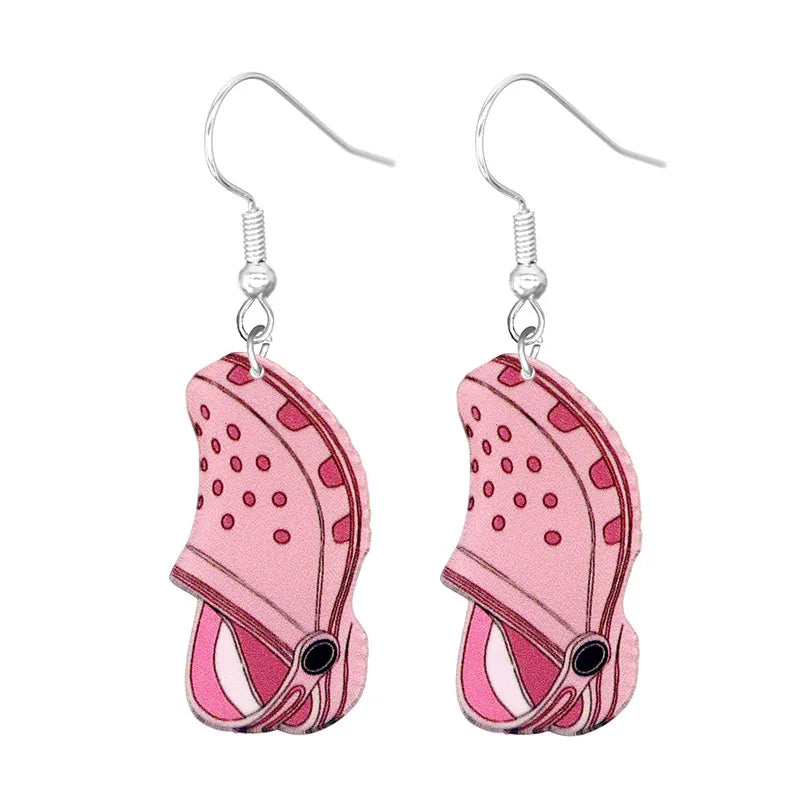 Cute Cat Design Dangle Earrings Acrylic Jewelry Adorable Gift For Women Girls Daily Casual Frog Bee Pig Hamster-Dollar Bargains Online Shopping Australia