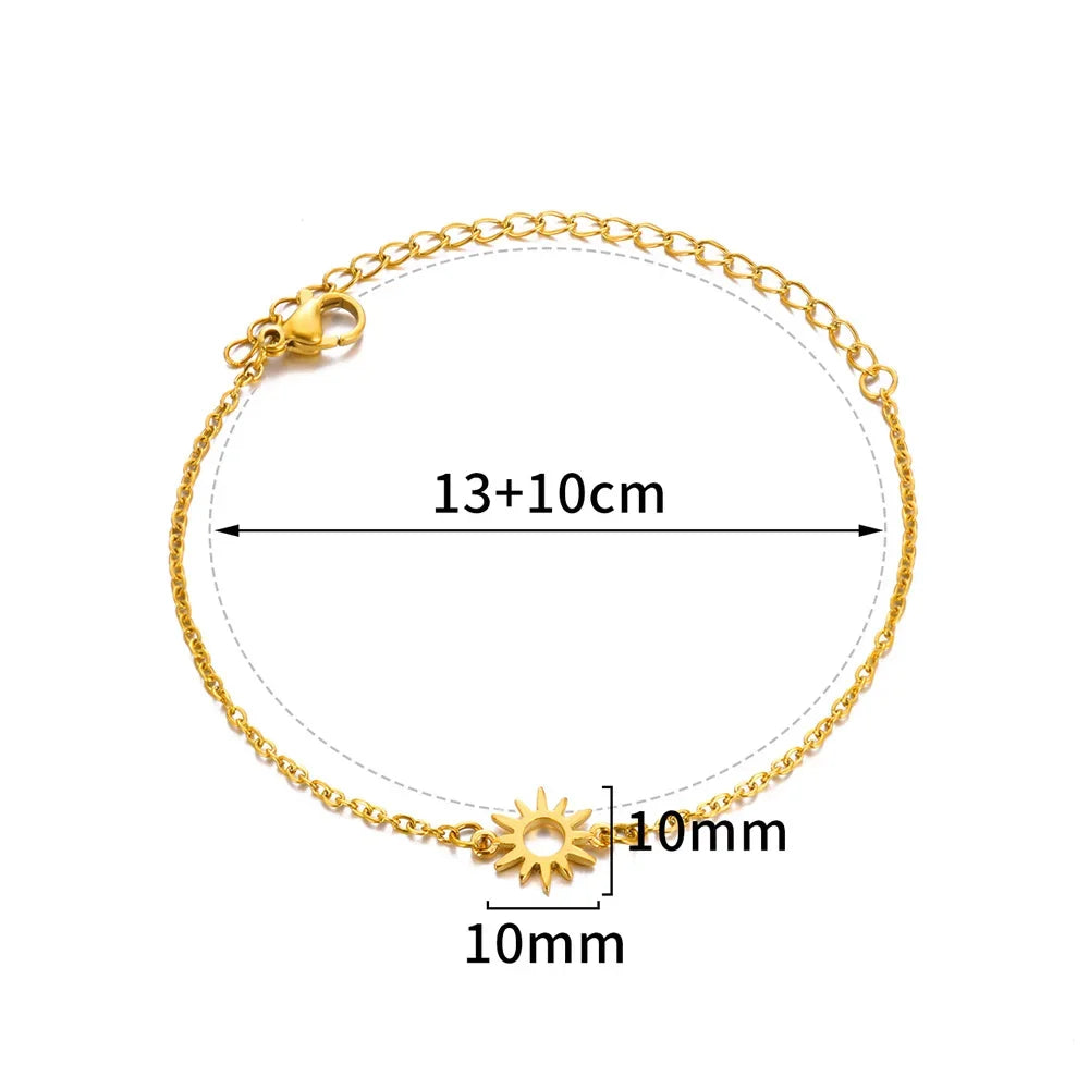 Anklets for Women Summer Beach Accessories Stainless Steel Imitation Pearl Chain Anklet Gold Color Leg Bracelets Bodychain Gifts-Dollar Bargains Online Shopping Australia