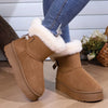 Winter Boots Fur Women's Snow Boots Low-top Warm Fur Shoes Men's and Women's Winter Short Boots Super Mini Outer Wear Non-slip-Dollar Bargains Online Shopping Australia