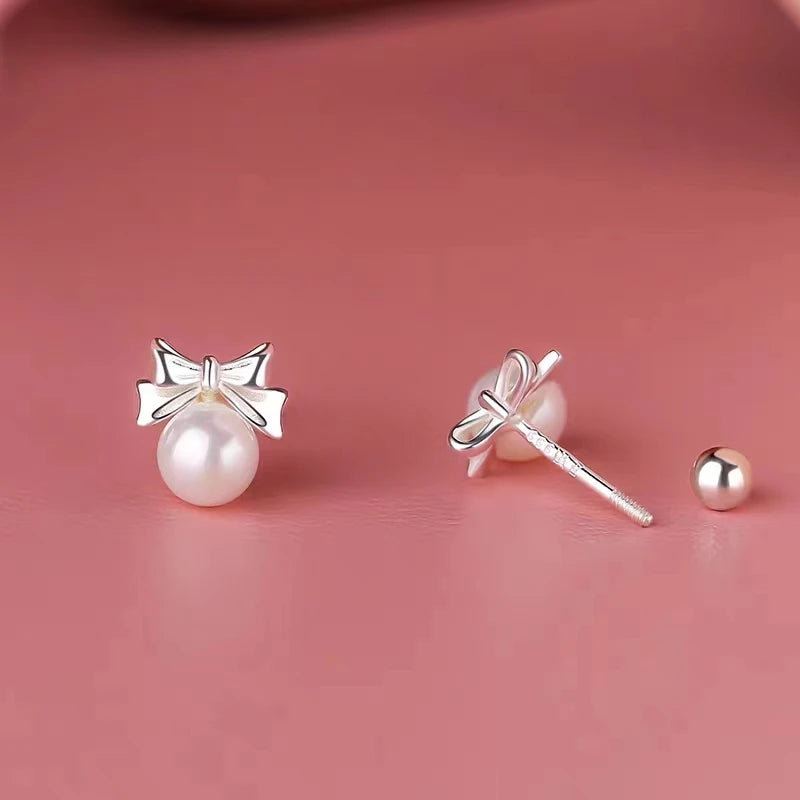 Silver Color Hypoallergenic Zircon Cartilage Studs Earring 925 Silver Needles Earrings for Women Helix Conch Tragus Piercing-Dollar Bargains Online Shopping Australia