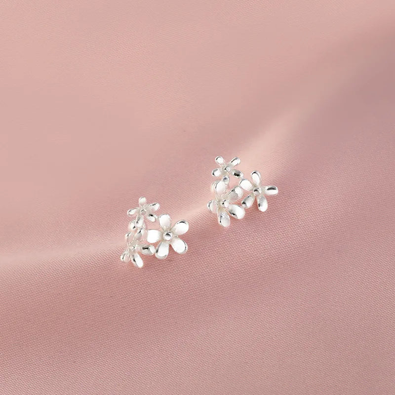 Silver Color Hypoallergenic Zircon Cartilage Studs Earring 925 Silver Needles Earrings for Women Helix Conch Tragus Piercing-Dollar Bargains Online Shopping Australia