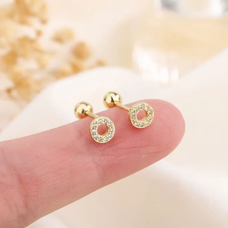 Fashion Gold Color Butterfly Tragus Piercings for The Ear Helix Stud Earrings for Women Tibetan Charm Ear Bone Piercing Jewelry-Dollar Bargains Online Shopping Australia