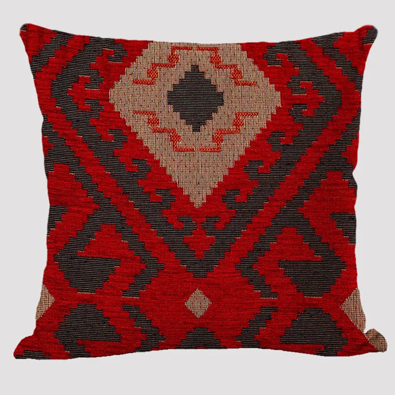 Bohemian Patterns Linen Cushions Case Multicolors Abstract Ethnic Geometry Print Decorative Pillows Case Living Room Sofa Pillow-Dollar Bargains Online Shopping Australia