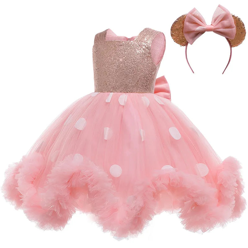 first birthday party fluffy mesh Tutu Dress New Flower Girl irregular skirt dress wedding party dinner dress-Dollar Bargains Online Shopping Australia