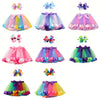 Mini skirt Party With Hairpin Tutu Skirt Baby Girl Skirts Princess Rainbow Tulle Skirts Girls Clothes Children Clothing-Dollar Bargains Online Shopping Australia