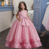 Kids Dress Flower Long Beading Elegant Teenagers Prom Gowns Dresses Girl Party Kid Evening Bridesmaid Princess-Dollar Bargains Online Shopping Australia