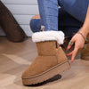 Winter Boots Fur Women's Snow Boots Low-top Warm Fur Shoes Men's and Women's Winter Short Boots Super Mini Outer Wear Non-slip-Dollar Bargains Online Shopping Australia