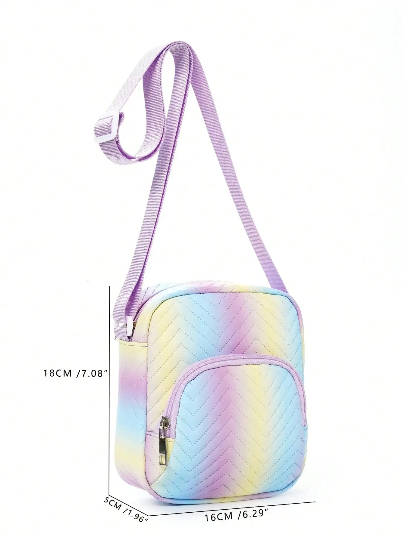 Girls Chevron Square Bag Ombre PU-Dollar Bargains Online Shopping Australia