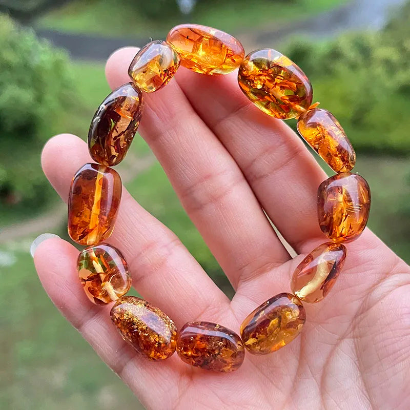 Amber Bracelets Natural Beads Baltic Energy Gemstone Healing Jewelry-Dollar Bargains Online Shopping Australia