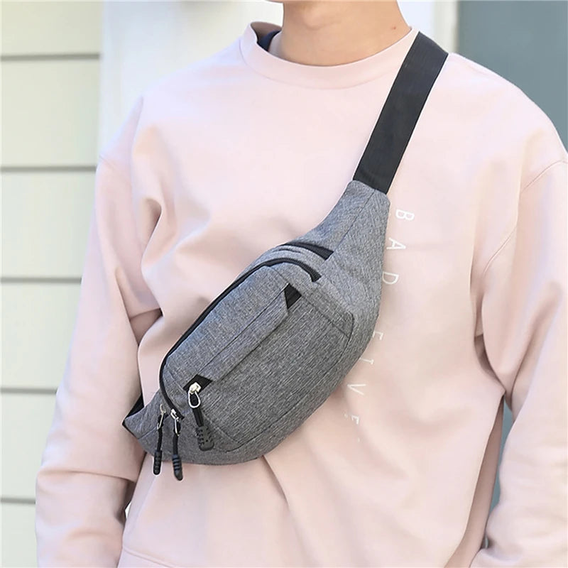 Hip Belly Banana Bum Chest Belt For Men Women Waist Bag Male Female Fanny Pack Pouch Purse Kidney Row Bumbag-Dollar Bargains Online Shopping Australia