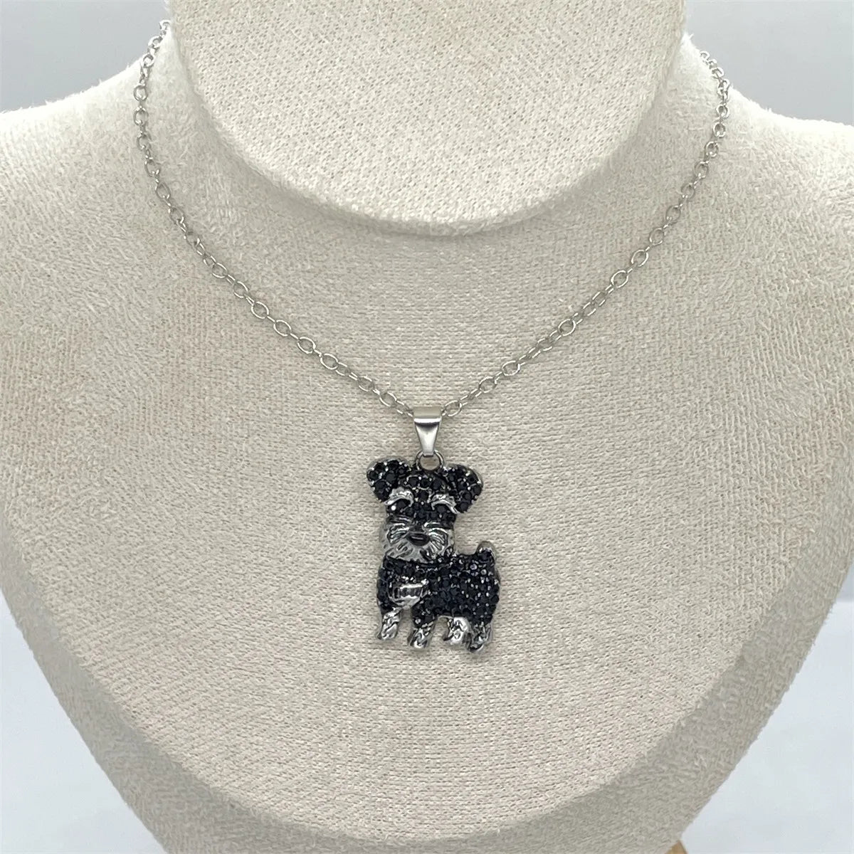 Schnauzer Dog Pendant Necklace Women Pet Puppy Jewelry Animal Accessories Dog Lovers-Dollar Bargains Online Shopping Australia