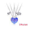 Best Friends Pendant Necklace For Woman Girls Magnetism Sequin Couple Crystal Chain Choke BFF Friendship Forever Jewelry Gift-Dollar Bargains Online Shopping Australia