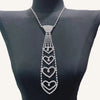 necktie Necklace flash Rhinestone Long Necklace bead chain ladies wedding ball jewelry-Dollar Bargains Online Shopping Australia