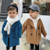 Bear Leader Baby Boys Woolen Jacket Long Double Breasted Warm Infant Toddler Lapel Tweed Coat 2023 Autumn Winter Outerwear Coats-Dollar Bargains Online Shopping Australia