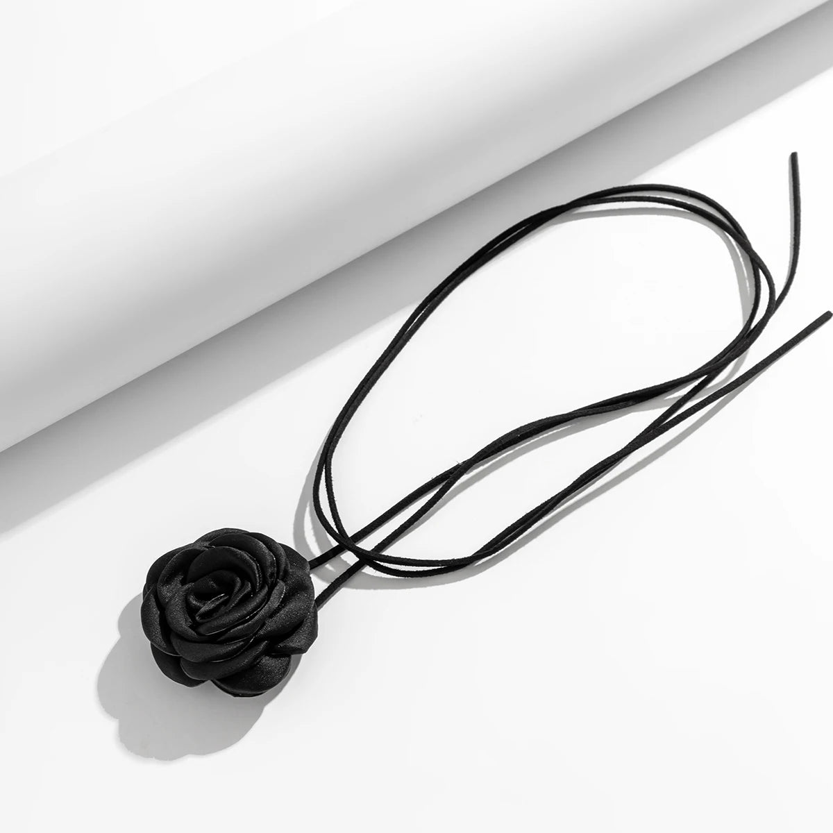 Romantic Gothic Big Rose Flower Clavicle Chain Necklace for Women Ladies Korean Fashion Adjustable Rope Choker Y2K Accessories-Dollar Bargains Online Shopping Australia