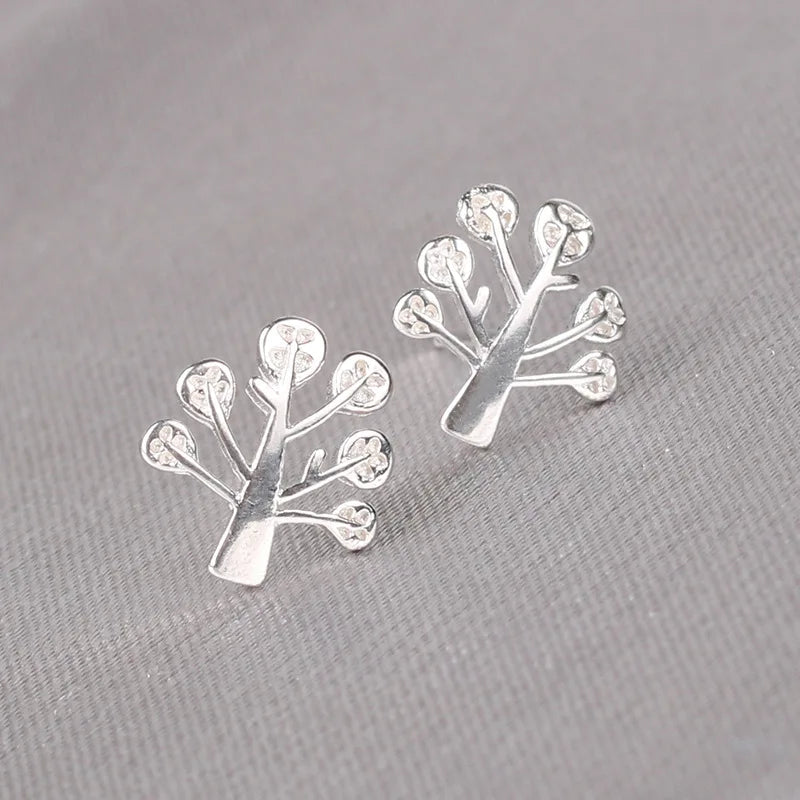 925 Silver Needles Lovely Mini Stud Earrings Women Cute Heart Star Moon Daisy Christmas Xmas Planet Butterfly Ear Studs-Dollar Bargains Online Shopping Australia