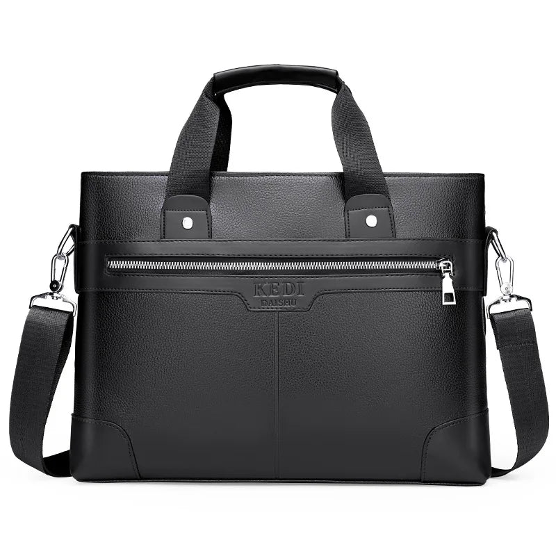 Men's Business Briefcases PU Leather Shoulder Messenger Bags Travel Handbag Totes For Macbook-Dollar Bargains Online Shopping Australia