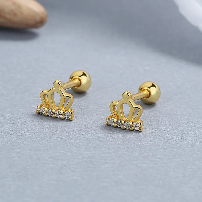 Fashion Gold Color Butterfly Tragus Piercings for The Ear Helix Stud Earrings for Women Tibetan Charm Ear Bone Piercing Jewelry-Dollar Bargains Online Shopping Australia