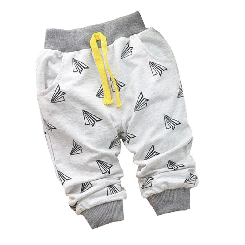 Online discount shop Australia - 0-2 years cartoon 4 colors cotton baby pants 7-24 month baby boy pants children girls harem pants