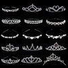 Pearl Princess Tiara Crystal Crown Kid Girls Lover Prom Gift Hair Jewelry Bridal Headband Wedding Tiaras and Crowns-Dollar Bargains Online Shopping Australia