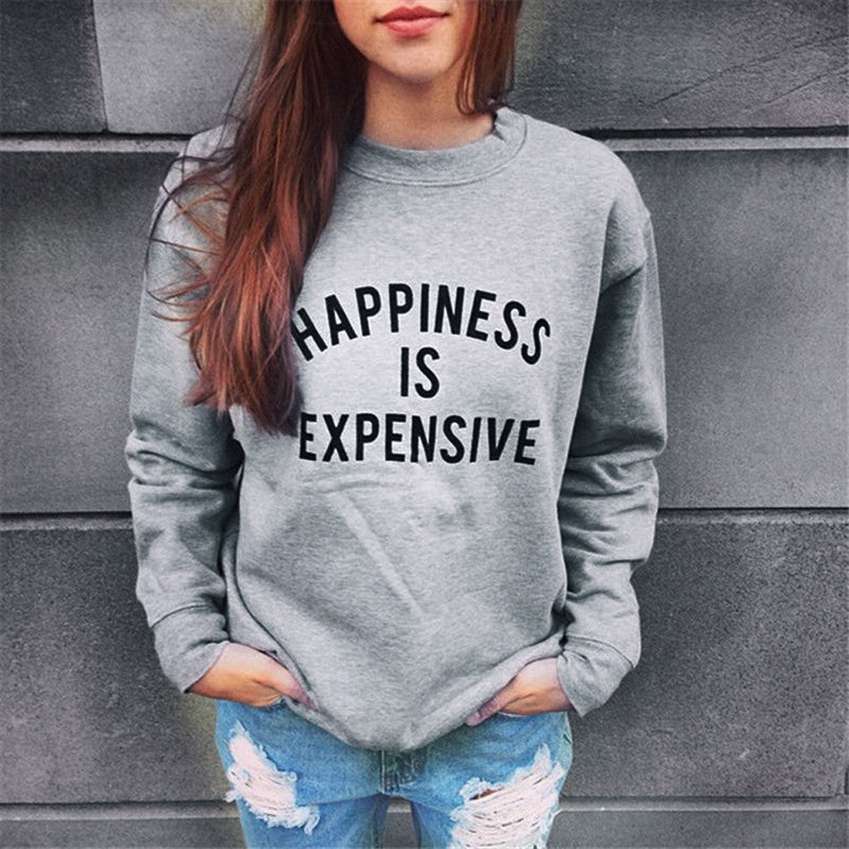 Women Sweatshirt Hoodies Sweatshirt Women Letter Printed Pullover Tracksuit Long-sleeve Casual Female Sweatshirt 41-Dollar Bargains Online Shopping Australia