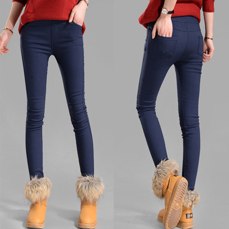 Colored Stretch Fashion Female Candy Colored Pencil Women's Pants Elastic Cotton Pants OL Slim Trousers Size S-3XL-Dollar Bargains Online Shopping Australia