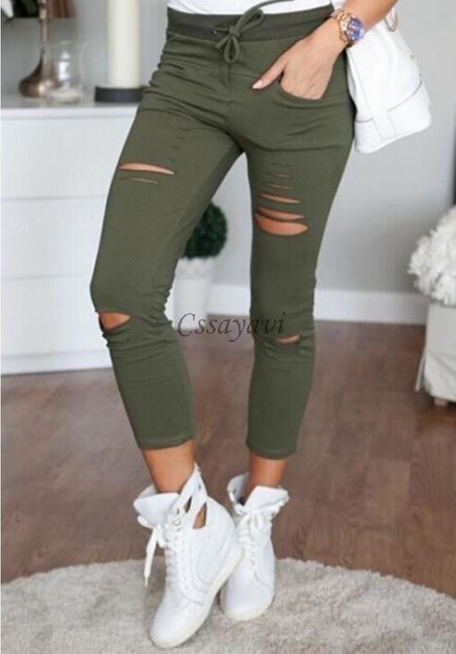 Fashion women Sweatpants S-XL Plus Size Flower Printed Womens Harem Pants Nineth Capris Casual Trousers-Dollar Bargains Online Shopping Australia