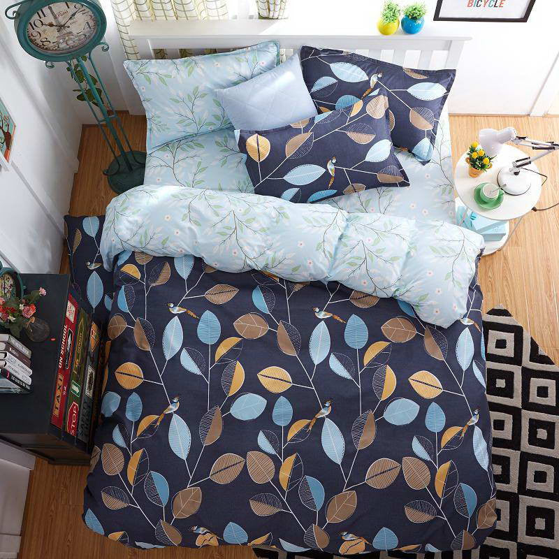 Spring and Autumn Cotton Bedding Sets Duvet Cover Bed Sheet Minimalist Style Checkered Fashion 3 / 4pcs Queen Full Twin Size-Dollar Bargains Online Shopping Australia