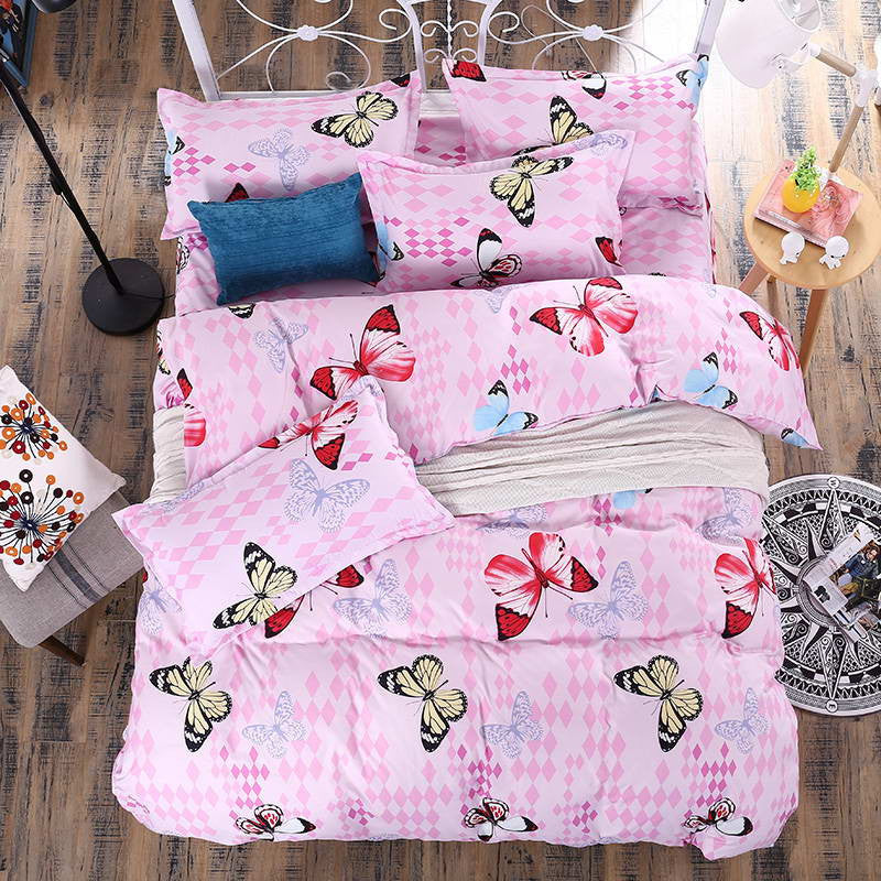 Spring and Autumn Cotton Bedding Sets Duvet Cover Bed Sheet Minimalist Style Checkered Fashion 3 / 4pcs Queen Full Twin Size-Dollar Bargains Online Shopping Australia