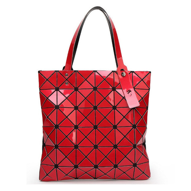 Famous Brand Bao Bao Issey Miyake Woman Bag Plaid Fold Over Bags
