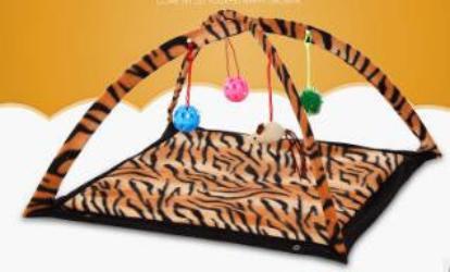 Pet Cat Bed Toys Mobile Activity Playing Bed, Toys Cat Bed Pad Blanket House, Pet Furniture Cat Tent Toys-Dollar Bargains Online Shopping Australia