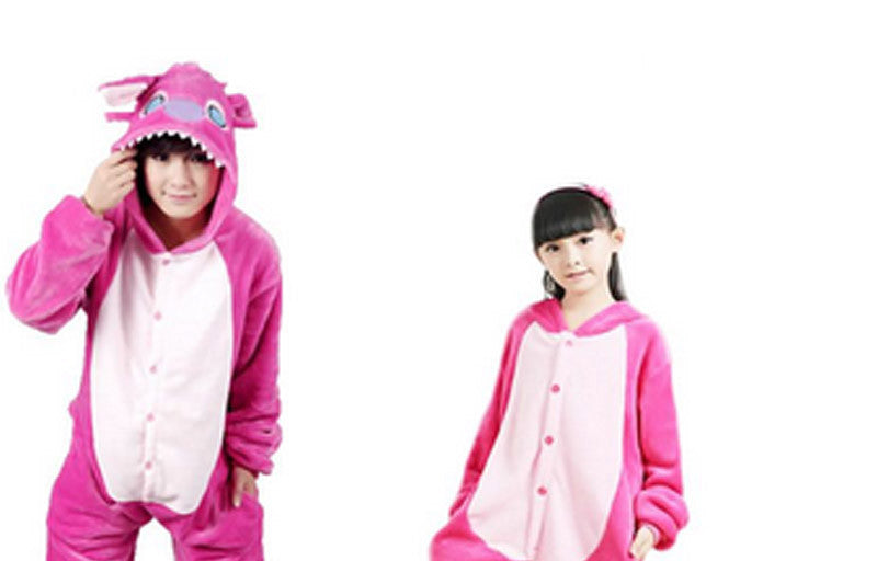 Unicorn Stitch Giraffe Unisex Flannel Pajamas Adults Cosplay Cartoon Animal Onesies Sleepwear Hoodie For Women Men Child-Dollar Bargains Online Shopping Australia