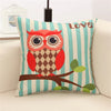 RUBI Lovely Owls Cushion Without Inner Polyester Home Decor Sofa Car Seat Decorative Throw Pillow Housse-Dollar Bargains Online Shopping Australia