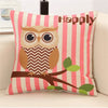 RUBI Lovely Owls Cushion Without Inner Polyester Home Decor Sofa Car Seat Decorative Throw Pillow Housse-Dollar Bargains Online Shopping Australia