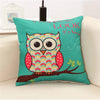 RUBI Lovely Owls Cushion Without Inner Polyester Home Decor Sofa Car Seat Decorative Throw Pillow Housse-Dollar Bargains Online Shopping Australia