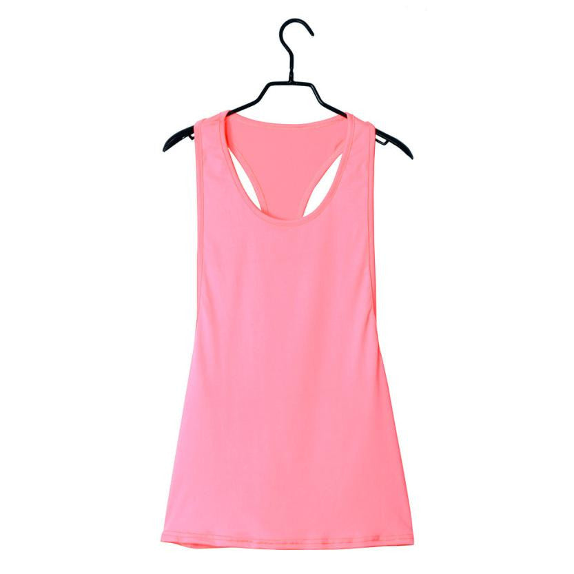 Plus Size S-XXL Summer Sexy Fitness Clothes Women Tank Tops Loose Work